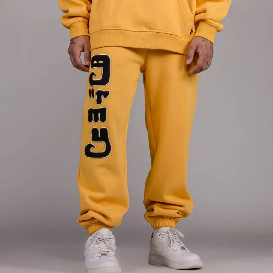 Grimey Pantalon "Lust Mantra" - Yellow - Fall 22 Outlet