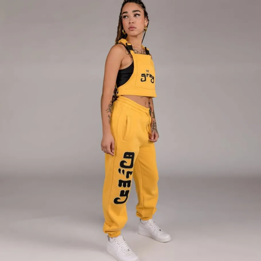 Grimey Pantalon "Lust Mantra" - Yellow - Fall 22 Outlet