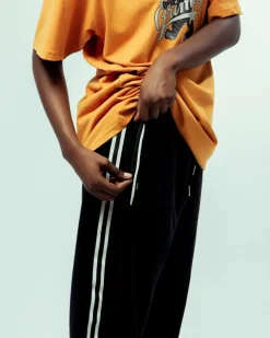 Grimey Pantalon Madrid Velvet - Black - Fw23 Sale