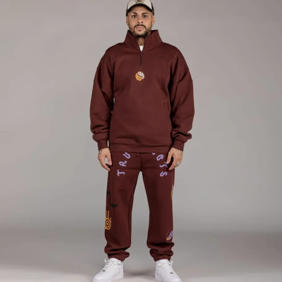 Grimey Pantalon "Snipes X True Roots" - Brown - Fall 22 Outlet