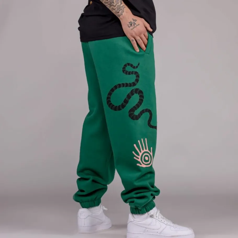 Grimey Pantalon "Snipes X True Roots"- Green - Fall 22 Outlet