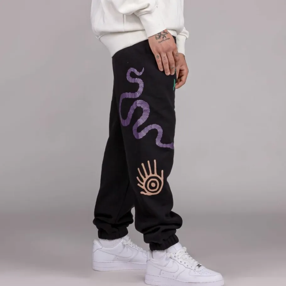 Grimey Pantalon "Snipes X True Roots"- Black - Fall 22 Discount