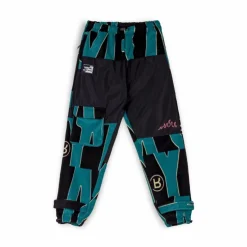 Grimey Pantalon Snow Fox All Over Print Polar Fleece - Blue - Winter L 22 New