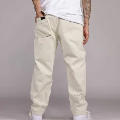 Grimey Pantalon Snow Fox Canvas - Cream - Winter L 22 Online