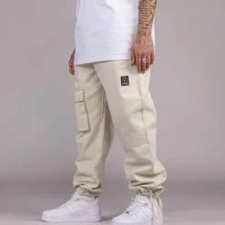 Grimey Pantalon Snow Fox Canvas - Cream - Winter L 22 Online