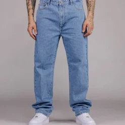 Grimey Pantalon Snow Fox - Washed Blue - Winter L 22 Cheap