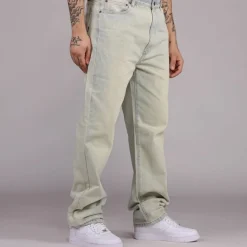 Grimey Pantalon Snow Fox - Washed Light Blue - Winter L 22 Shop
