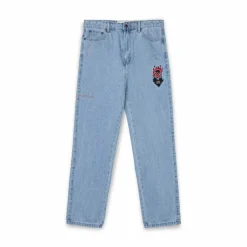 Grimey Pantalon Vaquero The Sweet Burn Regular - Washed Blue - Fw23 Fashion