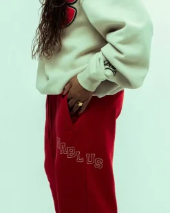 Grimey Panttalon Chandal Nablus - Dark Red - Fw23 Shop