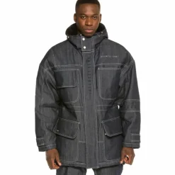 Grimey Parka Nite Marauder Fw20 Indigo Blue New