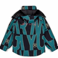 Grimey Parka Snow Fox All Over Print - Blue - Winter 22 Online