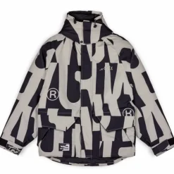 Grimey Parka Snow Fox All Over Print - Black - Winter 22 Shop