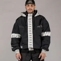 Grimey Pull Over Snow Fox - Black - Winter 22 Best