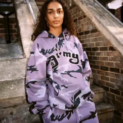 Grimey Sudadera Capucha All Over Print Tusker Temple Vintage - Purple - Fw23 Best