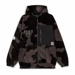 Grimey Sudadera Capucha Back At You All Over Print Polar - Black - Fw23 Discount