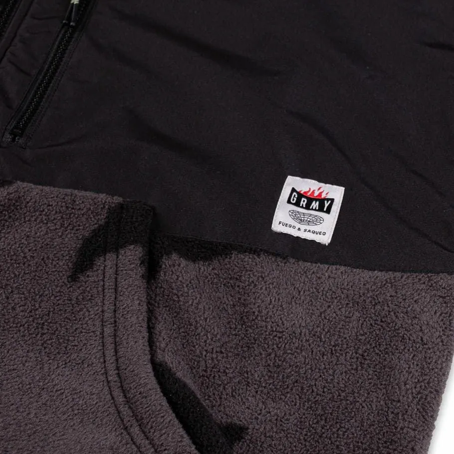 Grimey Sudadera Capucha Back At You All Over Print Polar - Black - Fw23 Discount