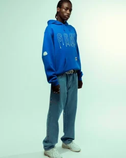 Grimey Sudadera Capucha Back At You Vintage - Royal Blue - Fw23 Flash Sale