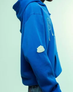 Grimey Sudadera Capucha Back At You Vintage - Royal Blue - Fw23 Flash Sale
