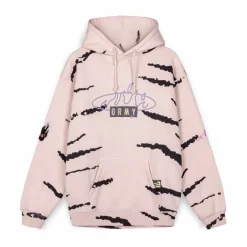 Grimey Sudadera Capucha Cloven Tongues All Over Print Vintage - Cream - Summer 23 Cheap
