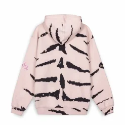 Grimey Sudadera Capucha Cloven Tongues All Over Print Vintage - Cream - Summer 23 Cheap