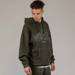 Grimey Sudadera Capucha Fire Route - Black - Spring 23 Sale