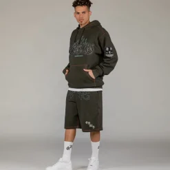 Grimey Sudadera Capucha Fire Route - Black - Spring 23 Sale