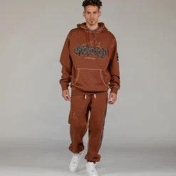 Grimey Sudadera Capucha Fire Route - Brown - Spring 23 Store