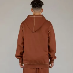 Grimey Sudadera Capucha Fire Route - Brown - Spring 23 Store
