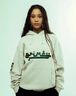 Grimey Sudadera Capucha Nablus Stones Vintage - White - Fw23 Best