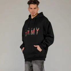 Grimey Sudadera Capucha The Toughest Black - Spring 23 Hot
