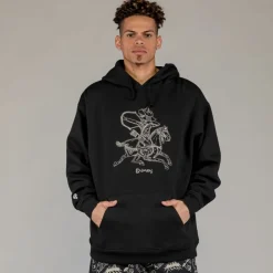 Grimey Sudadera Capucha The Clout Numidians - Black - Spring 23 Discount