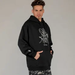 Grimey Sudadera Capucha The Clout Numidians - Black - Spring 23 Discount