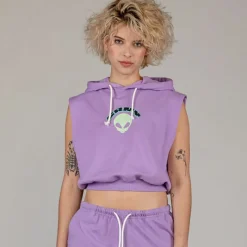 Grimey Sudadera Capucha Ufollow Girl - Lilac - Spring 23 Best Sale