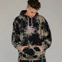 Grimey Sudadera Capucha Ufollow Bleached - Black - Spring 23 Best Sale