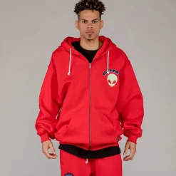 Grimey Sudadera Capucha Ufollow Red - Spring 23 Best