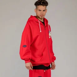 Grimey Sudadera Capucha Ufollow Red - Spring 23 Best