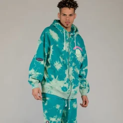 Grimey Sudadera Capucha Ufollow - Bleached Blue - Spring 23 Store