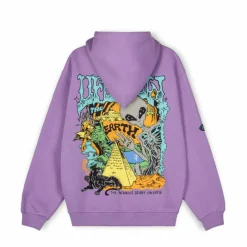 Grimey Sudadera Capucha Ufollow Lilac - Spring 23 Fashion