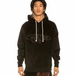 Grimey Sudadera "Aged Rum" Corduroy - Black - Winter 21 Clearance