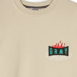 Grimey Sudadera Back At You Vintage - Cream - Fw23 New