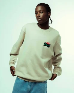 Grimey Sudadera Back At You Vintage - Cream - Fw23 New