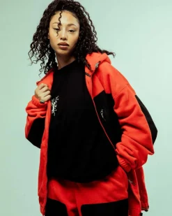 Grimey Sudadera Back At You Polar - Red - Fw23 Clearance