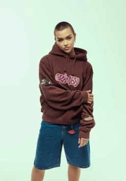 Grimey Sudadera Bloodsucker Vintage - Brown - Ss24 Clearance