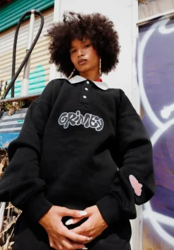 Grimey Sudadera Bloodsucker Polo - Black - Ss24 Fashion