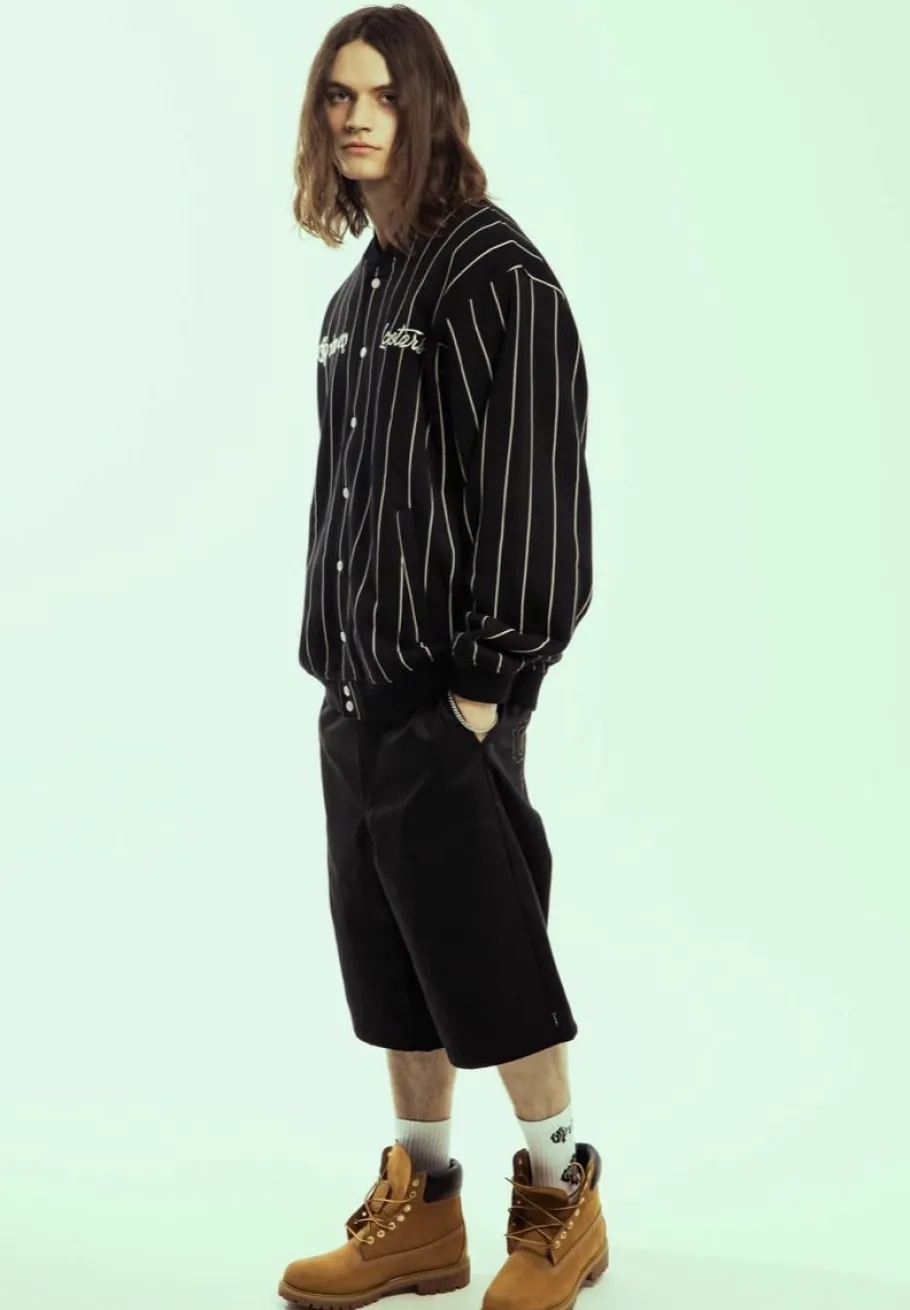 Grimey Sudadera Causing Panic Fleece Button - Black - Ss24 Sale