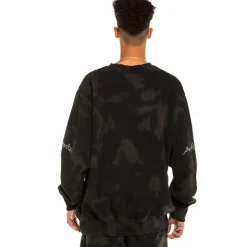 Grimey Sudadera Day Dreamer Crewneck Bleached Black - Spring 22 Cheap
