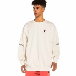 Grimey Sudadera "Day Dreamer" Crewneck - White - Spring 22 Discount