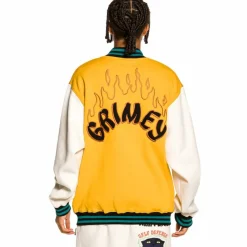 Grimey Sudadera "Destroy All Fear" Zip Crewneck - Brick - Fall 21 Clearance