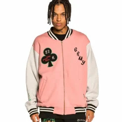 Grimey Sudadera "Destroy All Fear" Zip Crewneck - Pink - Fall 21 Best Sale