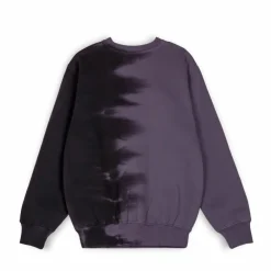 Grimey Sudadera "Dust Storm" Tie & Dye Crewneck - Black - Fall 22 Flash Sale